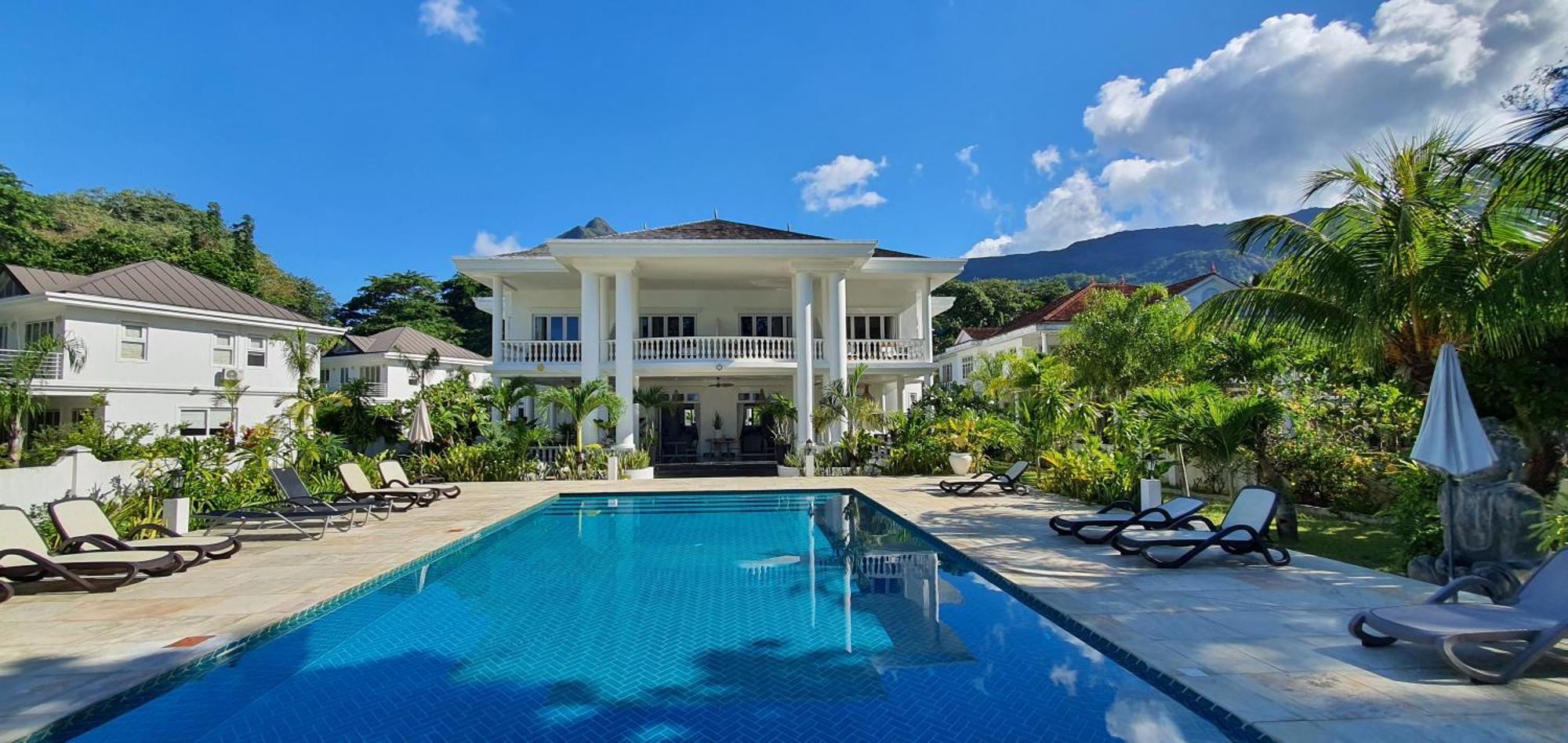 Villa Blanc - Chateau Elysium Beau Vallon  Exteriér fotografie