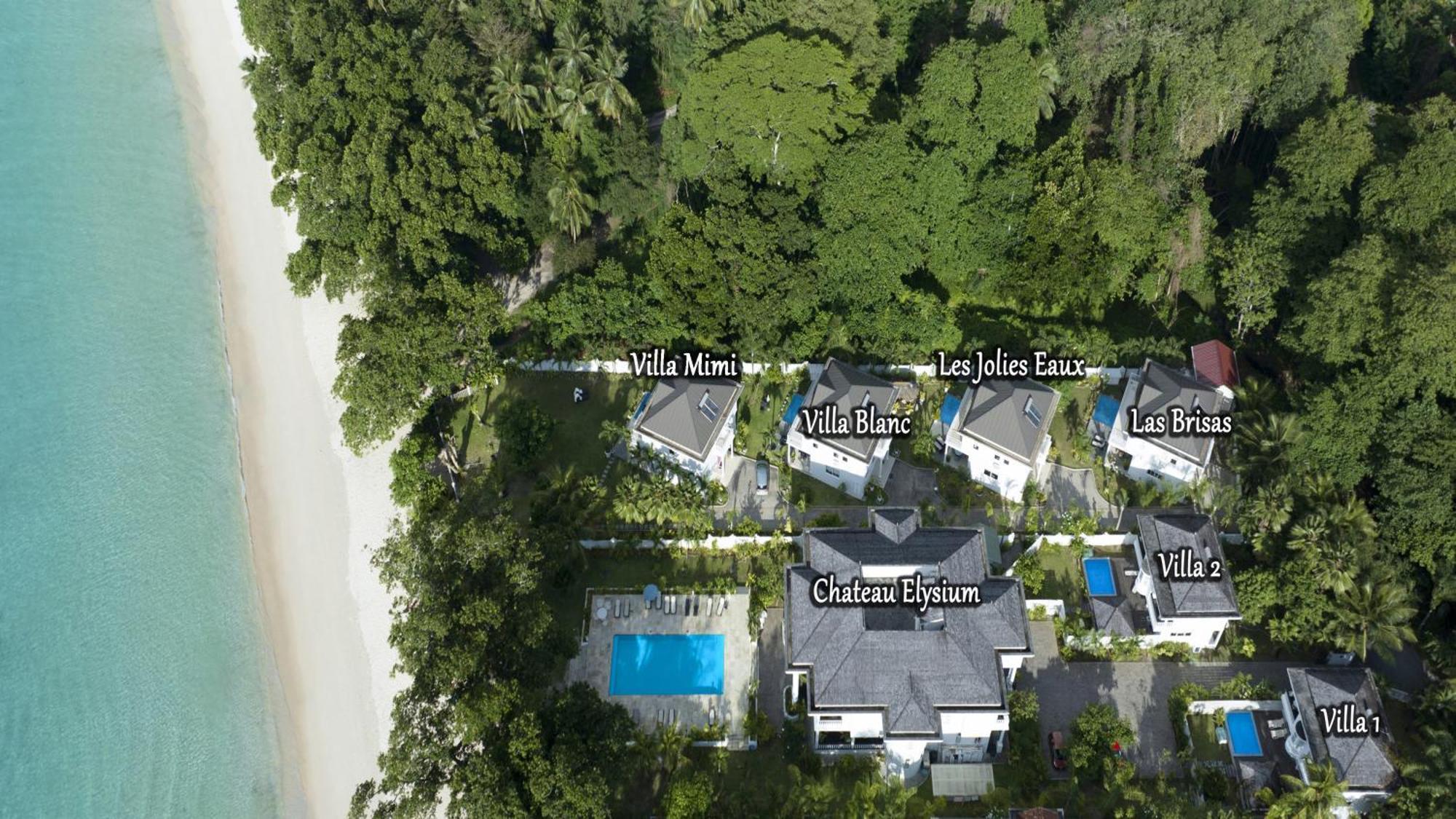 Villa Blanc - Chateau Elysium Beau Vallon  Exteriér fotografie